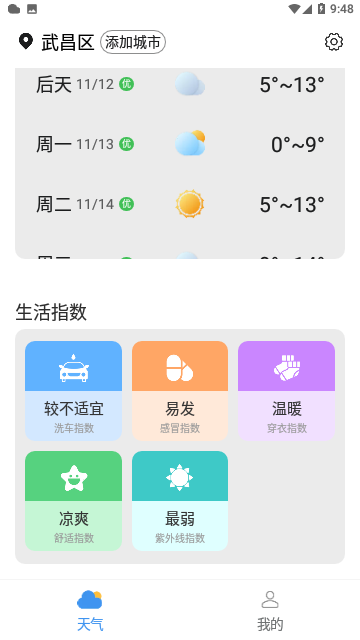 卡卡精准天气预报截图1