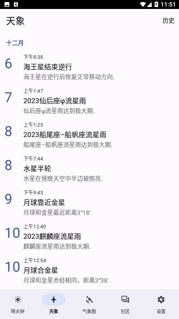 晴天钟天气预测截图2
