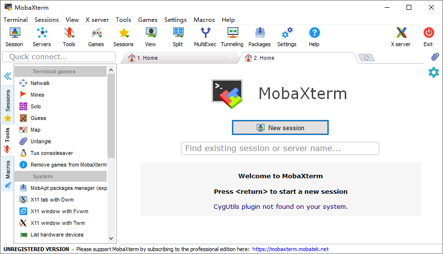 MobaXterm截图2