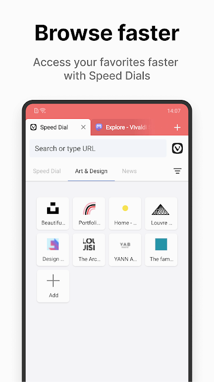Vivaldi浏览器截图2