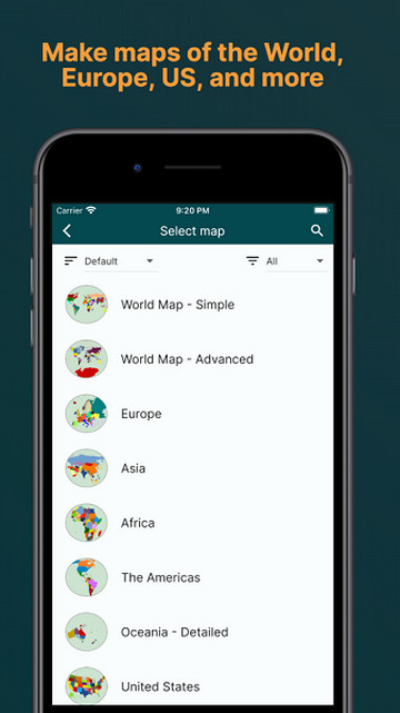 MapChart截图2