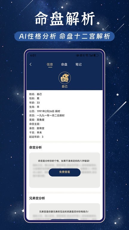庄氏紫微斗数排盘截图3